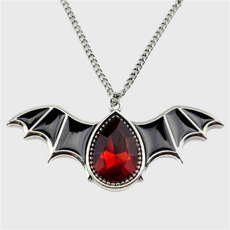 Crystal Vampire Bat Necklace – Wyvern's Hoard