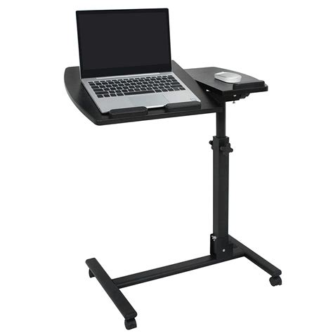 Buy F2C Portable Adjustable Height 360° Swivel Laptop Desk PC Computer ...