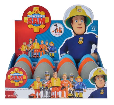 Simba 109251027 Fireman Sam Single Figure with Accessories / Egg 10 cm ...