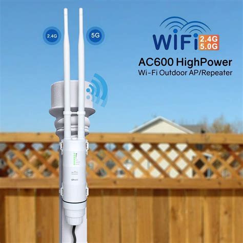 Amazon.com: WAVLINK AC600 Outdoor Weatherproof Wi-Fi Range Extender ...