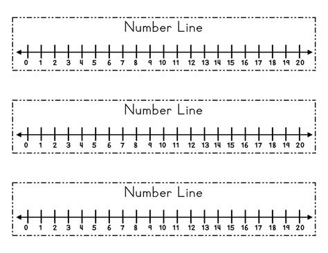 Printable Number Line 1 20 Pdf - Printable Templates