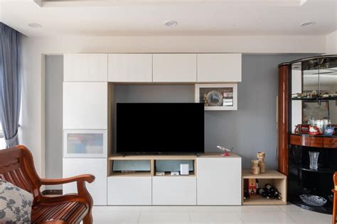 Minimalistic TV Unit Design | Livspace