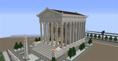 Corinthian Roman Temple Minecraft Map