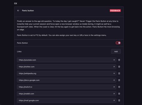 Opera Gx Panic Button Not Working: Issue and Fixes - The Nature Hero