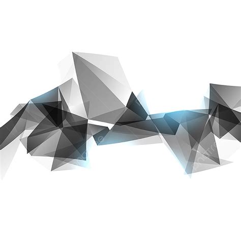 Grey Geometric Vector Art PNG, Grey Abstract Geometric Background ...