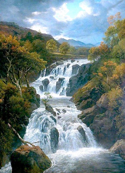 Waterfalls Painting Pics - Best Waterfall 2017 | 배경화면