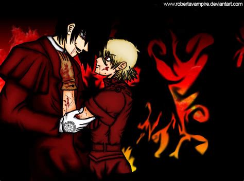 Alucard and Seras - Alucard and Seras Victoria Fan Art (21767092) - Fanpop