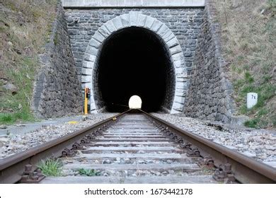 Old Tracks Through Tunnel Stock Photo 1673442178 | Shutterstock