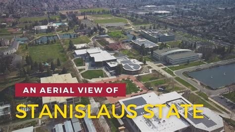 Stanislaus State University campus from the air - YouTube