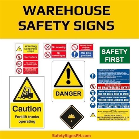 Warehouse Safety Signs - SafetySignsPH.com Philippines