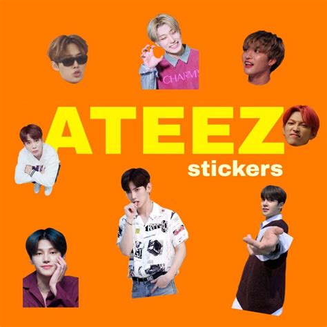 Ateez Kpop Stickers | Etsy