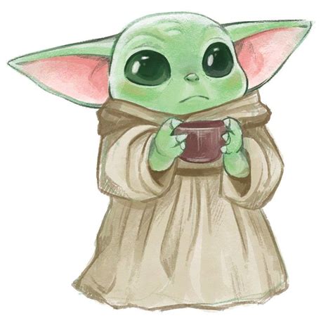 baby yoda drawing pictures ~ moving origami