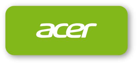 logotipo da empresa acer com sombra realista. logotipo popular de ...