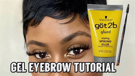 GEL EYEBROW TUTORIAL || MY UDPDATED EYEBROW TUTORIAL USING GEL ...