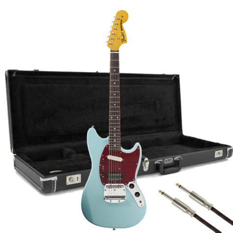 Fender Kurt Cobain Mustang Signature Guitar, Sonic Blue FREE Gift ...