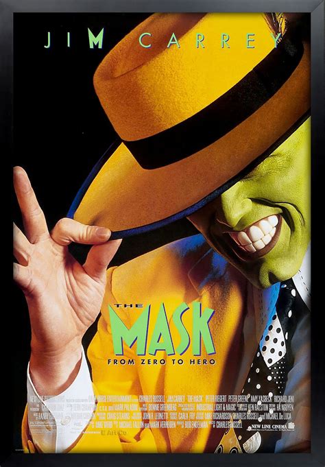 The Mask Movie Poster Framed and Ready to Hang. | Etsy