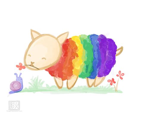 Rainbow Sheep by hikage11 on DeviantArt