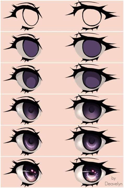 How To Color Anime Eyes - Manga