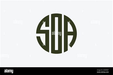 Soa letter logo Stock Vector Images - Alamy