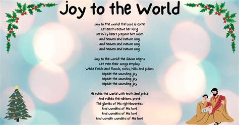 Joy to the World Song (Printable, Origins, and Lyrics)