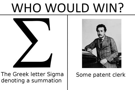 Einstein notation : r/physicsmemes