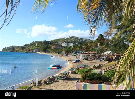 Frigate bay beach in St. Kitts Stock Photo - Alamy