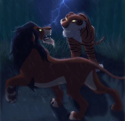 Shere Khan VS Scar | Lion king drawings, Lion king fan art, Lion king art