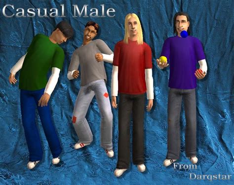 Mod The Sims - Casual Male outfits