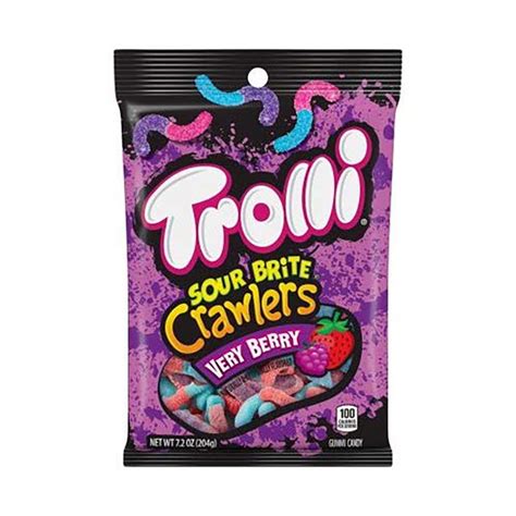 Amazon.com : Trolli Sour Brite Crawlers Gummy Worms Very Berry, 7.2 ...