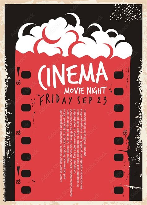 Vintage Movie Poster Template