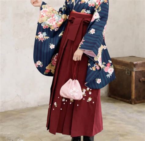 Japanese Women Hakama With Embroidery Japanese Hakama Woman - Etsy