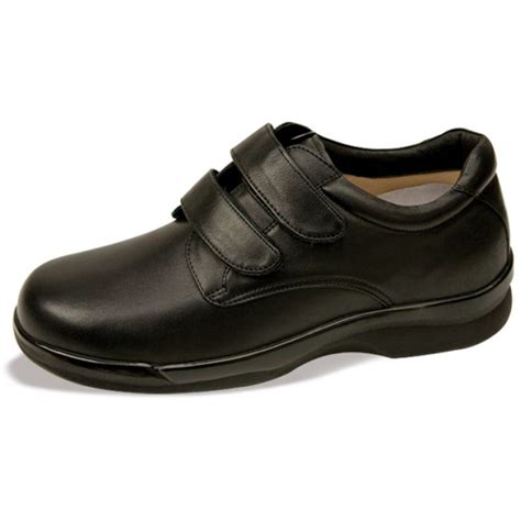 Apex Ambulator Conform Men's Velcro - Black | DiabeticShoesHub