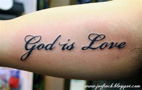 God is love tattoo (on inside of wrist) | Love wrist tattoo, Cool arm ...