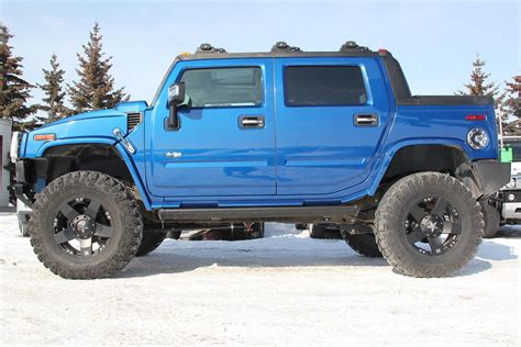 2006 H2 Hummer - Pacific Blue -Limited Supercharged with a 6in Rancho ...