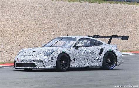 2023 Porsche 911 GT3 RS spy shots: New track star takes to the 'Ring