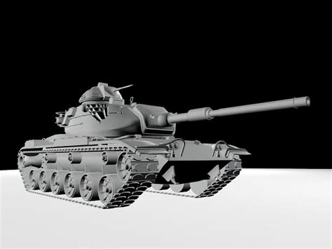 American M60 Tank 3d model 3ds Max files free download - CadNav