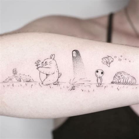 Studio Ghibli tattoo by pt78tattoo #pt78tattoo #StudioGhibli #anime # ...