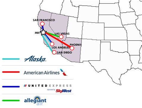 Airlines & Flights - Monterey Regional Airport