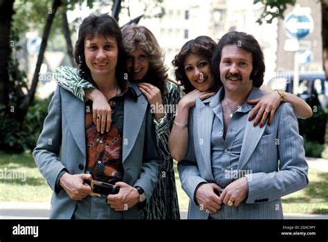 British pop group Brotherhood of Man, circa 1976 Stock Photo - Alamy