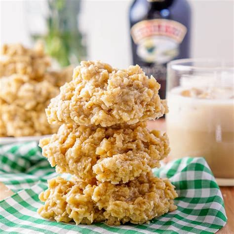 Irish Cream No Bake Cookies - Sugar and Soul