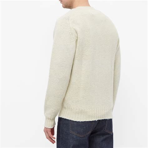 Jamieson's of Shetland Crew Knit Natural White | END. (US)