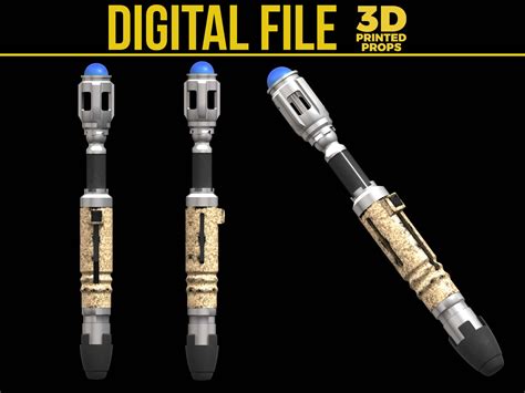 Doctor Who David Tennant Sonic Screwdriver - 3D PRINTED PROPS