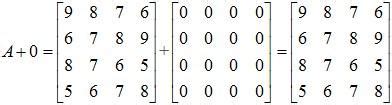 Definition of Zero Matrix - Web Formulas