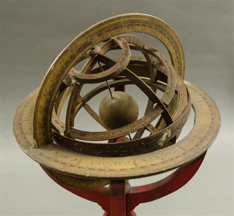 Globe, Astronomy, Armillary Sphere, Ptolemaic, Continental, Mid 20th ...