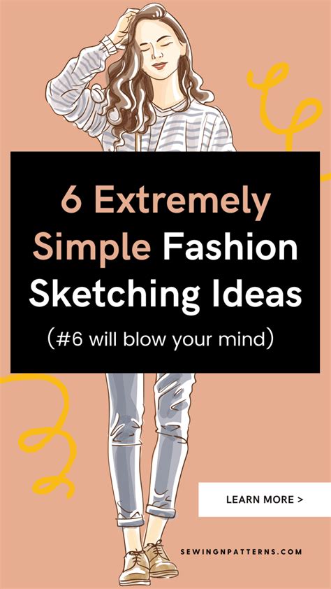 6 Extremely Simple Fashion Sketching Ideas (#6 will blow your mind ...