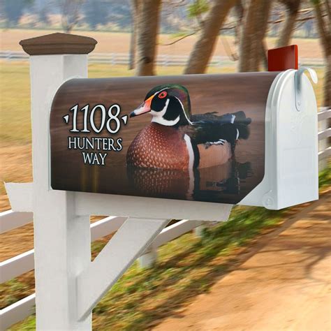 Customizable Wood Duck Mailbox Cover High quality fully magnetic ...