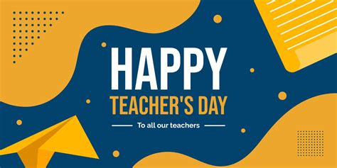 Modern Teachers Day Banner Template in PSD, Illustrator, Word ...