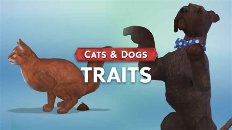 The Sims 4 Cats & Dogs: Cat and Dog Traits