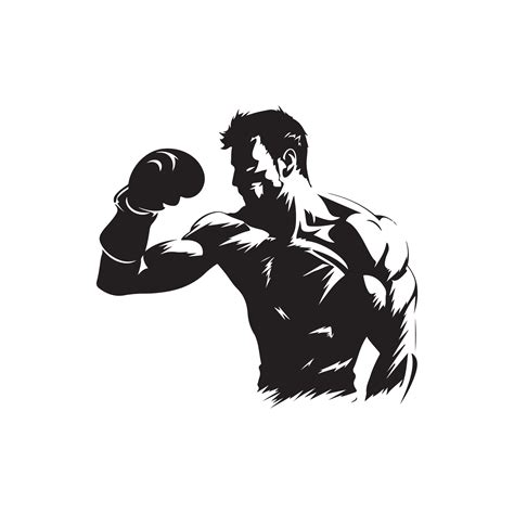 Boxing Fighter Vector Logo 27624242 Vector Art at Vecteezy