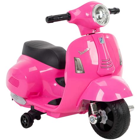 Huffy 6V Vespa Ride-On Electric Scooter for Kids, Pink - Walmart.com ...